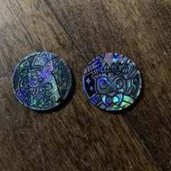 ニンフィア　ピカチュウ　ポケカコイン