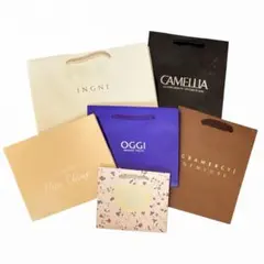 ブランド　ショップ袋　ギフト袋　6点セット