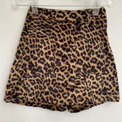 ジュエティ レオパード ミニスカート スカパン ヒョウ柄 新品タグ付き