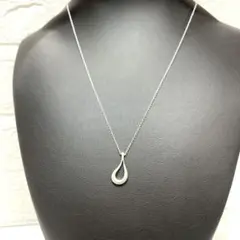 【M8】ティファニー オープン ティアドロップ ペンダント ネックレス