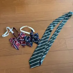 リボン・ネクタイセット ストライプ・チェック