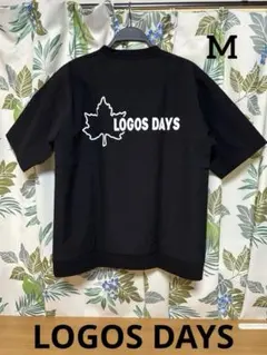 【新品】LOGOS DAYS ロゴスデイズ メンズ Tシャツ Mサイズ 黒