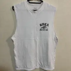 RVCA ノースリーブ タンクトップ ホワイト Sサイズ