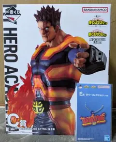 一番くじ 僕のヒーローアカデミア C賞 エンデヴァー、ラバーコレクション付き