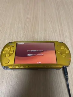 動作品　PSP3000 本体 　SONY ゲーム機　ブライトイエロー