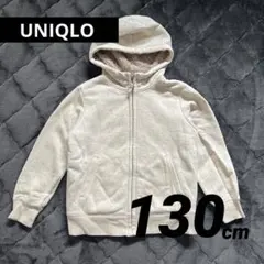 ユニクロ　ボア　スウェット　フルジップ　パーカー　ボアパーカー