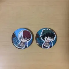 僕のヒーローアカデミア　轟焦凍　緑谷出久　缶バッチ