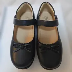 【19.0cm】 リボン付きフォーマルシューズ ブラック