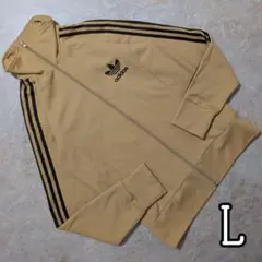 超希少⭐adidas90s海外製ヴィンテージトラックジャケット 茶L 在原