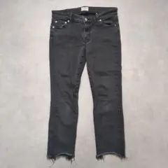アングリッド カットオフスキニーデニム【S】 コットンブレンド