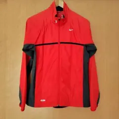 Nike ナイキ ナイロンジャケット レッド/グレー Mサイズ