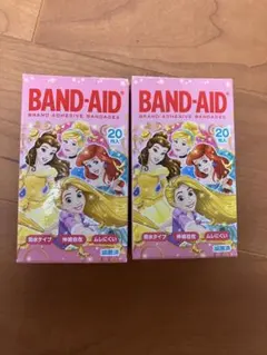 BAND-AID ディズニープリンセス 絆創膏 20枚入 2箱セット