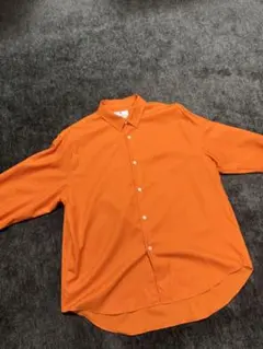 MBウール長袖シャツ オレンジ