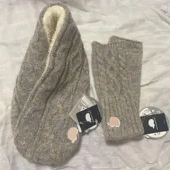 SCANDINAVIAN FORESTマフラーと手袋のセット　新品未使用タグ付き