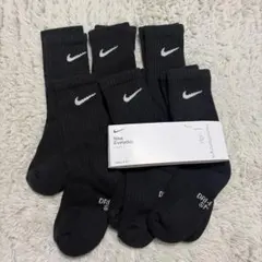 Nike Everyday クルーソックス ブラック 21-23cmのサムネイル