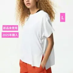 新品未使用♥ユニクロ　2025年　エアリズムシームレスT　ホワイト　UNIQLO