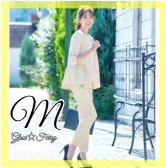 【訳あり】セットアップ パンツスーツ 卒業式 入学式 ママコーデ 体型カバー