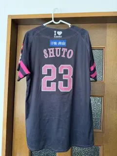 美品!!周東佑京選手ネーム入り SoftBank HAWKS ユニホームサイズL