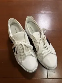 Paul Smith レザースニーカー　ホワイト ストライプ