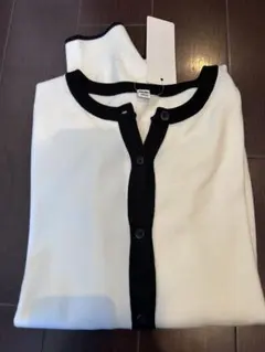 UVカットコットンクルーネックカーディガン