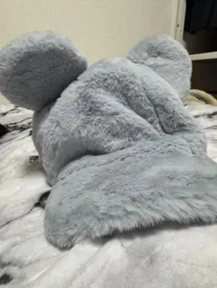 ミッキー 耳付きキャップ L/XL