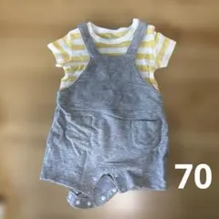 UNIQLO ベビー オーバーオール　70cm