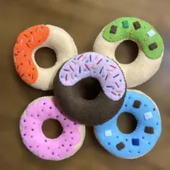 フェルトおままごと　ドーナツ　5個セットのサムネイル