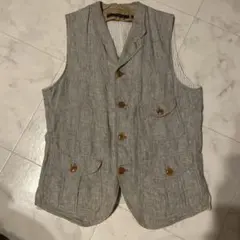 フリーホイーラーズ コンダクターベスト レッドベージュドライ