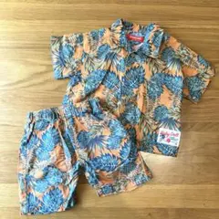 baby doll 90サイズ　アロハ柄　セットアップ