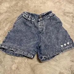 デニムショートパンツ ハイウエスト