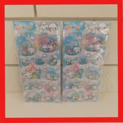 カミオジャパン スパンコールパーティーシール ぷくぷくあわわちゃん 2点セット
