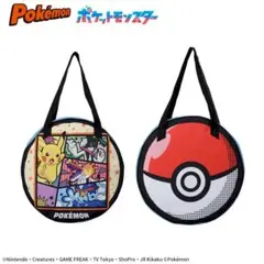 ポケットモンスター プラチナムザッカコ ミックアート風　収納バッグ スクエア