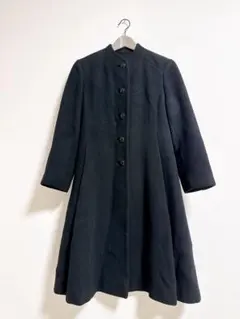 RegencyCashmere 80s カシミヤ ノーカラーAラインコート