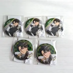 進撃の巨人　まるくじ　チェスStyle　リヴァイ　小吉　缶バッジ