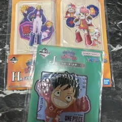 一番くじワンピース リリス アトラス アクリルスタンド ルフィ ラバーコースター