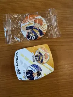 【未開封】くら寿司　ハイキュー　コラボ　日向翔陽 缶バッジ ガチャ