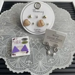 ピアス＆イヤリング3点セット