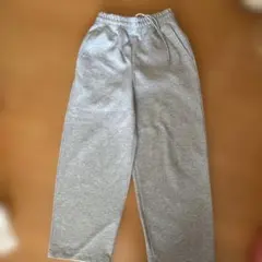 UNIQLO Cグレー スウェットワイドパンツ XS