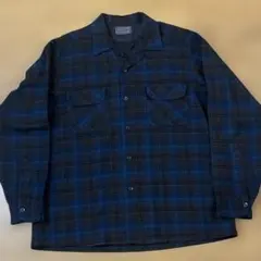 Pendleton ボードシャツ ブラウン/ブルー ペンドルトン ウールシャツ ボードシャツ ブルー・アクア シャドウ