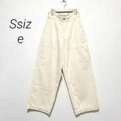 ロデオクラウンズワイドボウル バックレースアップ ワイドパンツ アイボリー Sのサムネイル
