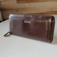 COACH　ダークブラウン　長財布