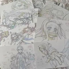 鬼滅の刃 無限列車編 原画ポストカード セットA