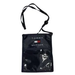 トミーフィルフィガー　ネイビー　ナイロンパス　ポーチ？ 中古