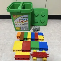 レゴ デュプロ 7614 基本セット どうぶつバケツ フタ付 ブロック ぞう 車