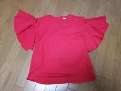 GLOBAL WORK Tシャツ フリル袖