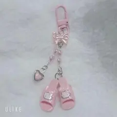 サンリオ ハローキティ シークレットキーホルダー ミニチュアキルト サンダル