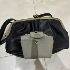 しまむら　MUMUがま口ショルダーバッグ おまけ財布