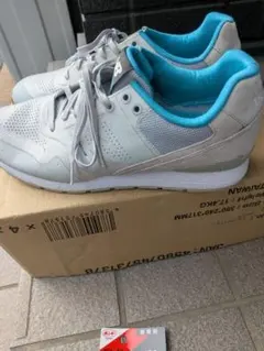 New Balance 996 グレー/ターコイズ