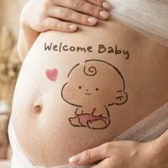 マタニティフォト　マタニティフォトシール　マタニティシール　マタニティペイント