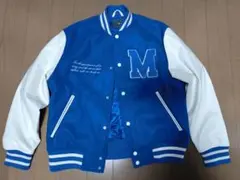 H&M スタジャン M 青/白